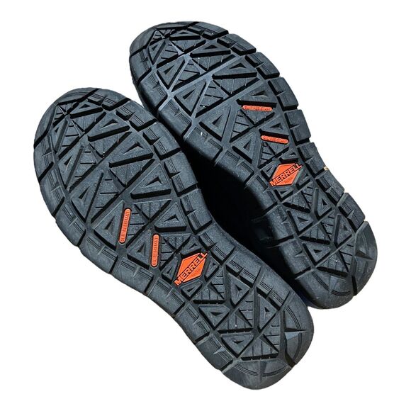 Merrell Boots Mens 6.5 Safety Toe Day One Mid Carbon Fiber Toe EH Oil Resistant - Picture 6 of 7